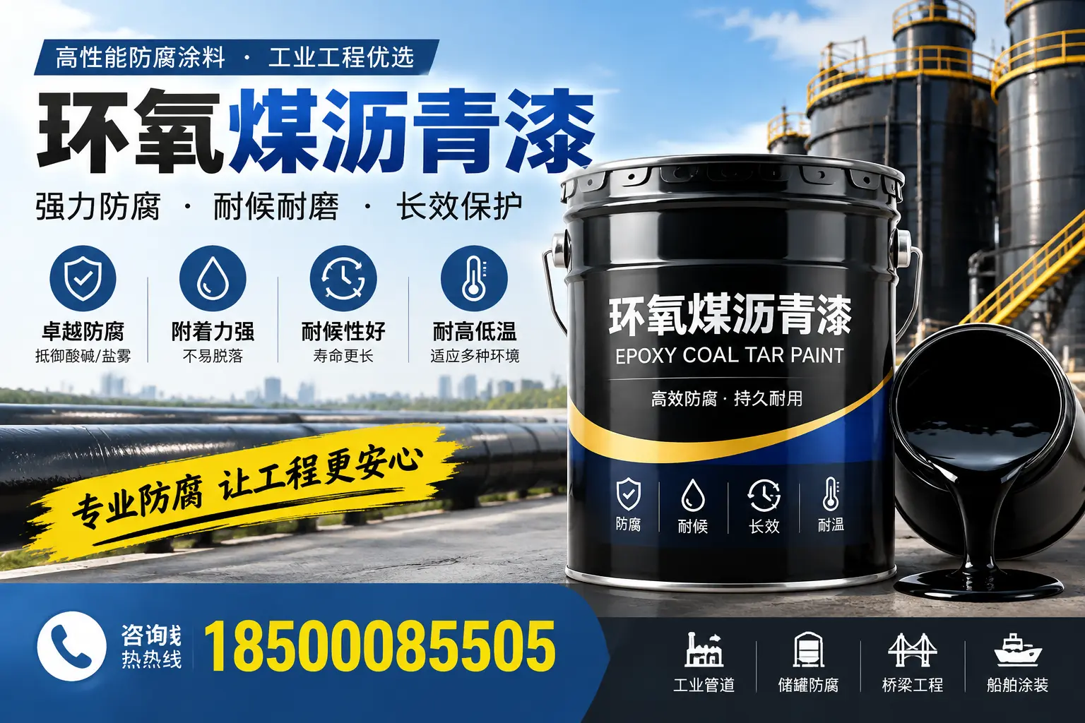 环氧煤沥青漆的施工方法与注意事项，确保在防城港顺利完成